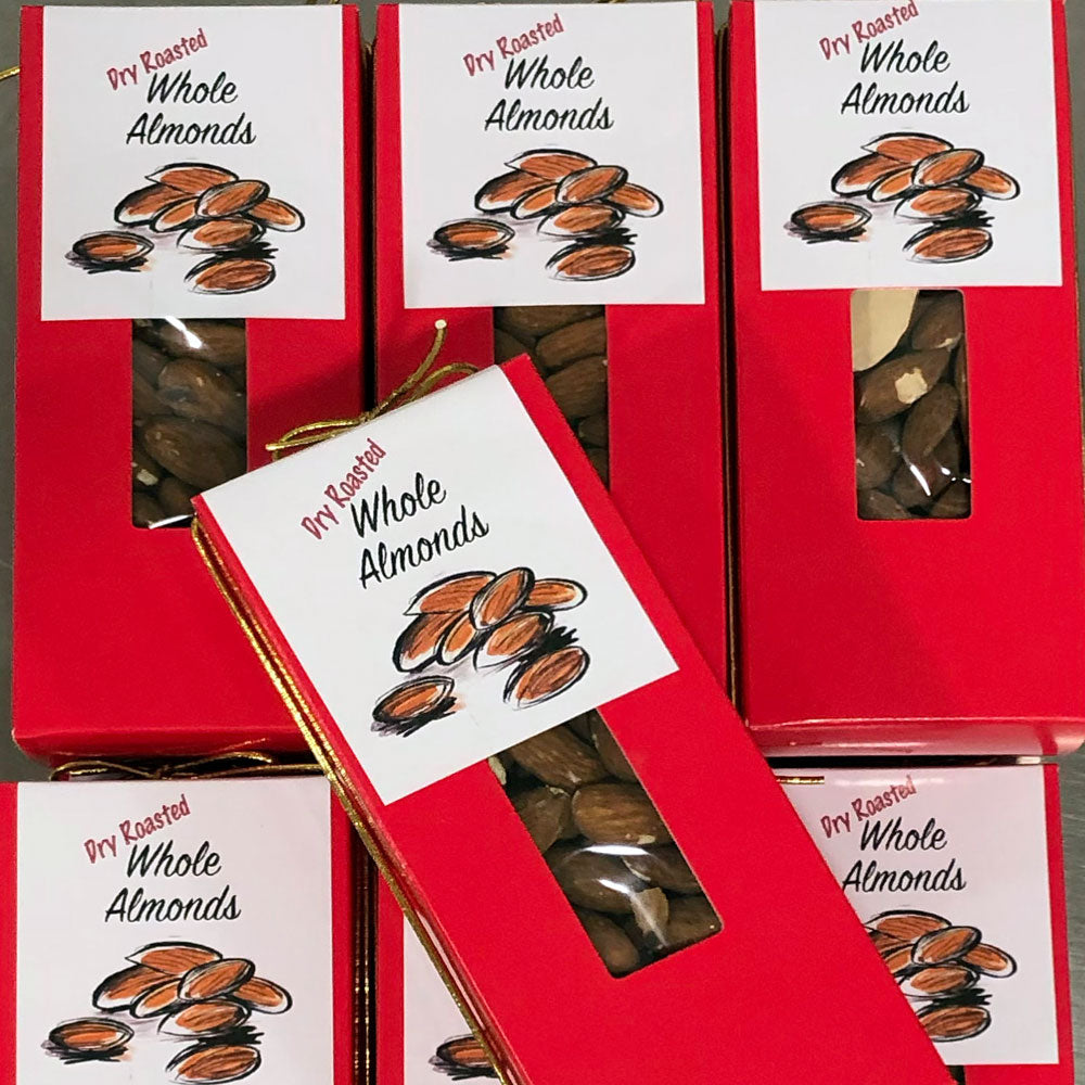 Almonds Dry Roasted Red Box 75g image 1