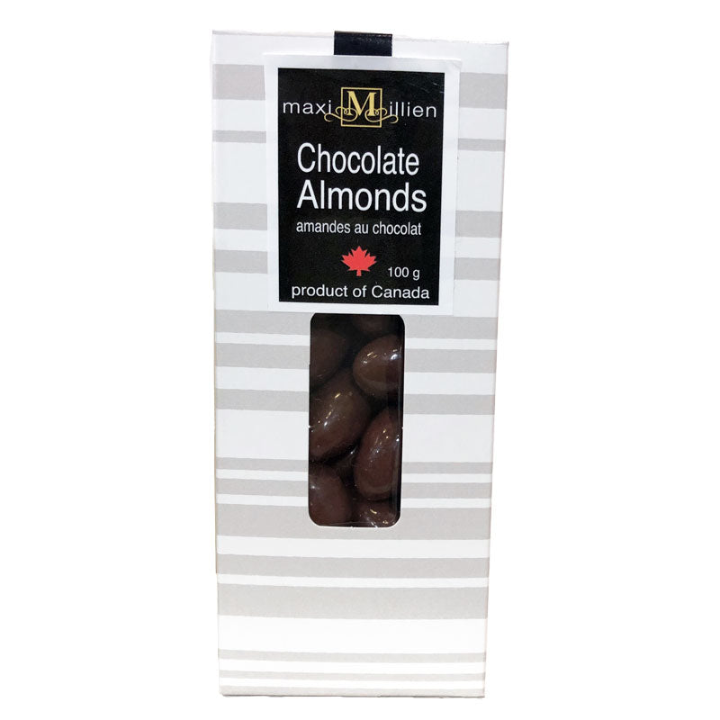 Chocolate Covered Almonds 100g Stripe box image 0