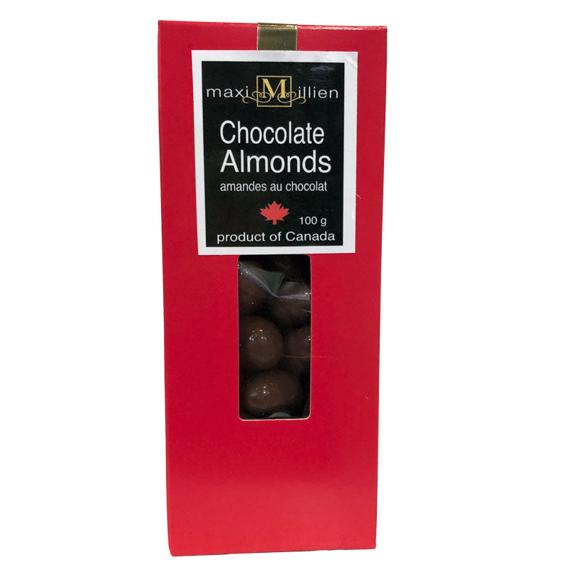 Chocolate Covered Almonds 100g Red box image 0