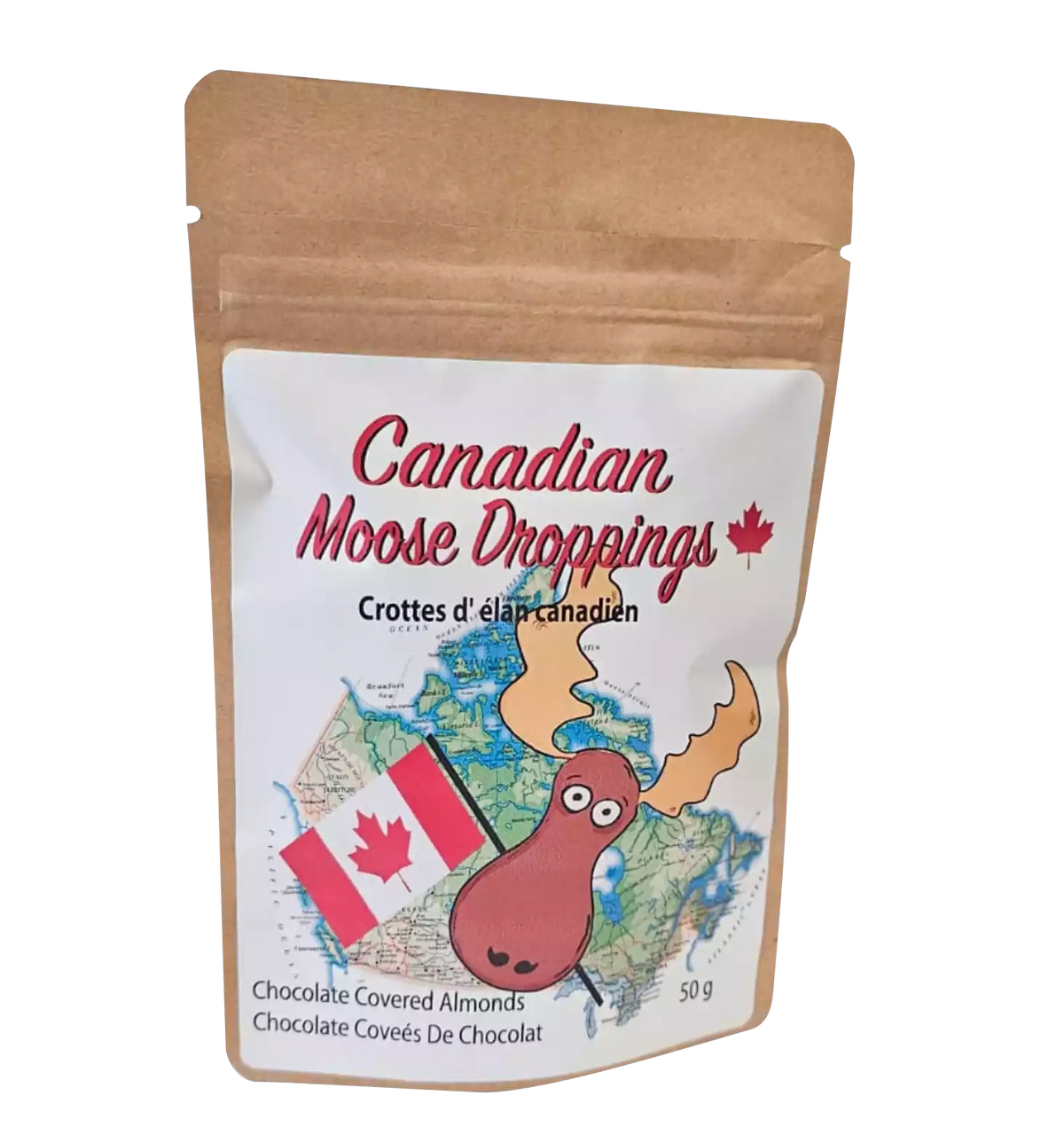 Canadian Moose Droppings Natural Kraft Pouch 50g image 0