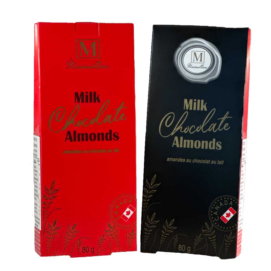 Chocolate Almonds Two sided box image 0