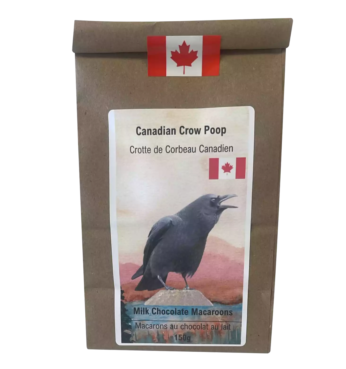 Crow Poop | Milk Chocolate Macaron image 0