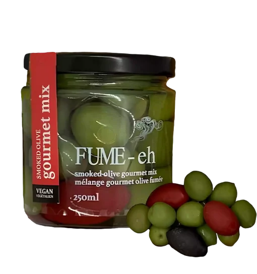 Fume-eh Smoked Olives Gourmet Mixed
