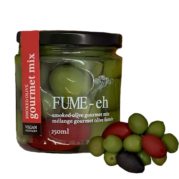 Fume-eh Smoked Olives Gourmet Mixed