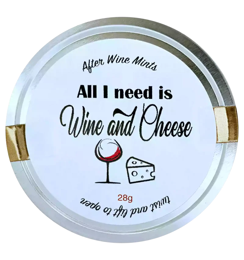 Mints All I Need is Wine and Cheese