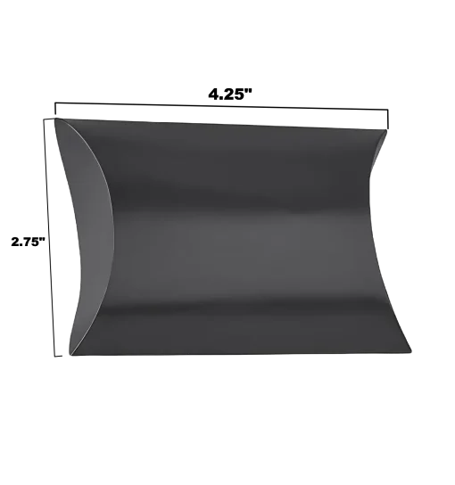 Black Pillow Boxes