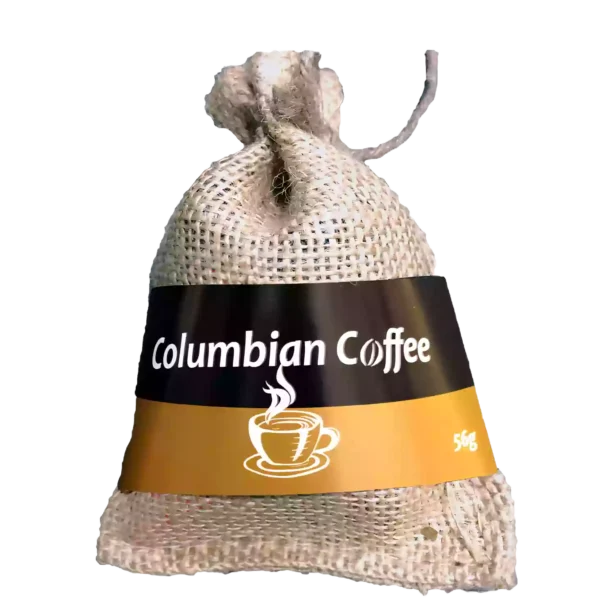 Burlap Sack Columbian Coffee