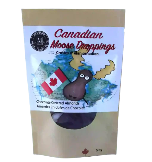 max605k-moose-dropping-kraft-pouch-50g-1 Canadian Moose Droppings Natural Kraft Pouch 50g