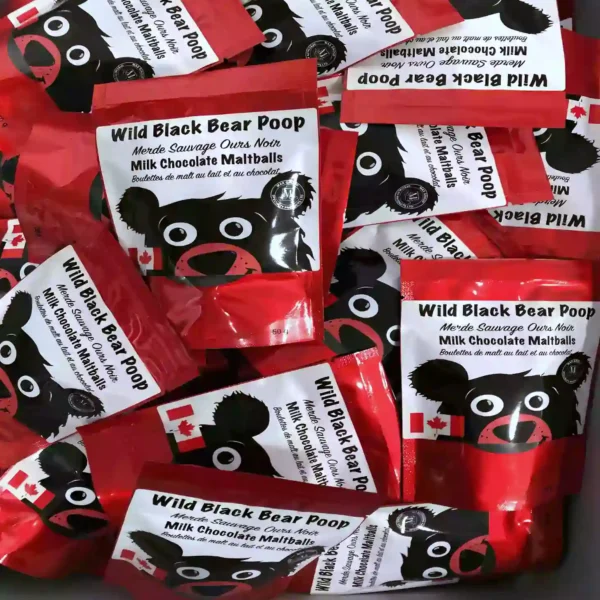 Wild Black Bear Poop Milk Chocolate Almonds 50g