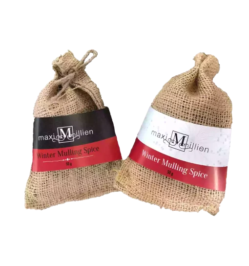 mulling-spice-burlap-1 All Natural Winter Mulling Spice Burlap Sack