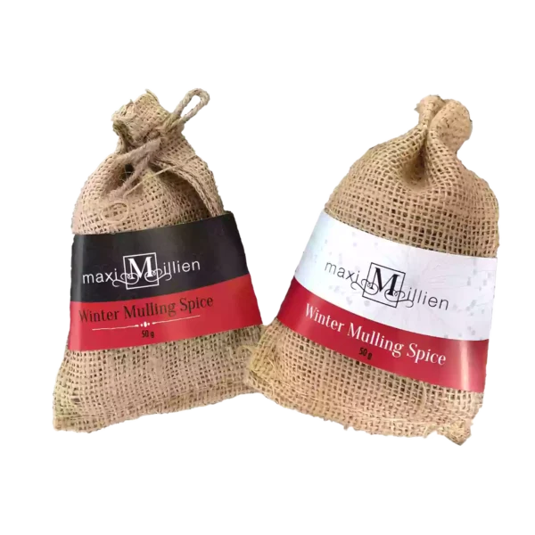 All Natural Winter Mulling Spice Burlap Sack