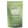 Organic Japanese matcha powder by Amoda in custom 70g pouch for lattes and smoothies