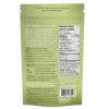 Reverse side of Amoda Matcha Focus Blend pouch showing nutrition facts and product description in English.