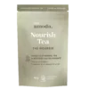 Amoda Nourish Tea – 60 g organic herbal wellness blend with red clover, chamomile, ginger, nettle, goji berries, and licorice for daily balance and vitality.
