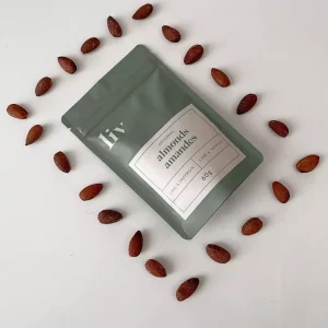 LIV Artisanal Hand-Roasted Almonds – Gourmet Flavour Pack featuring three handcrafted Canadian flavours